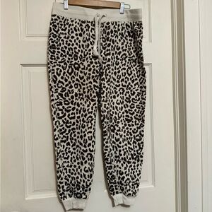 J. Crew Leopard Print Joggers